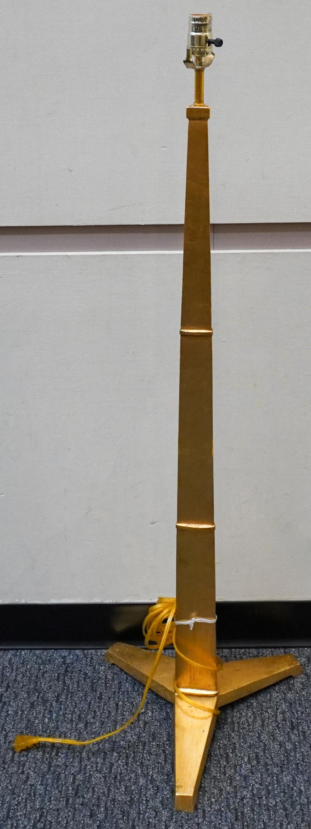MODERN GILT PAINTED METAL FLOOR