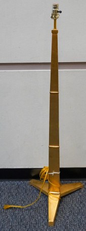 MODERN GILT PAINTED METAL FLOO