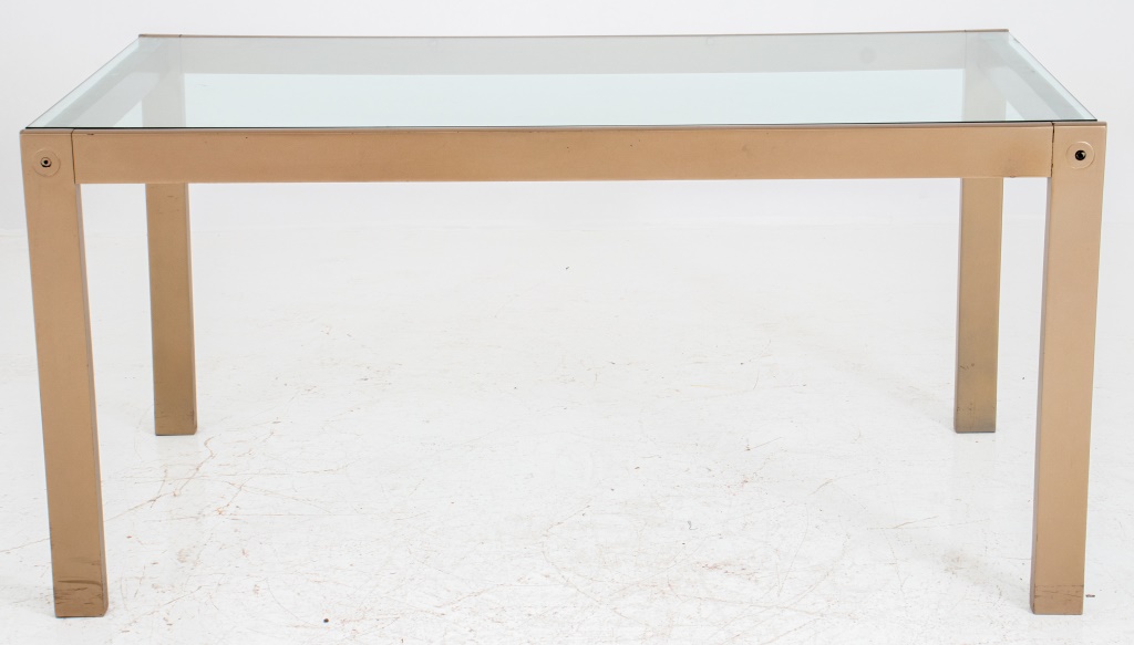 MODERN GLASS INSET ENAMELLED