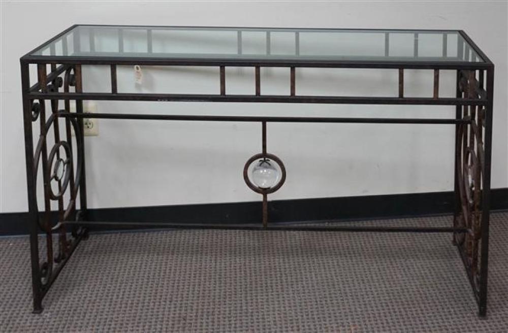 MODERN GLASS MOUNTED BLACK