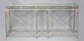 MODERN GLASS TOP CONSOLE IN TH