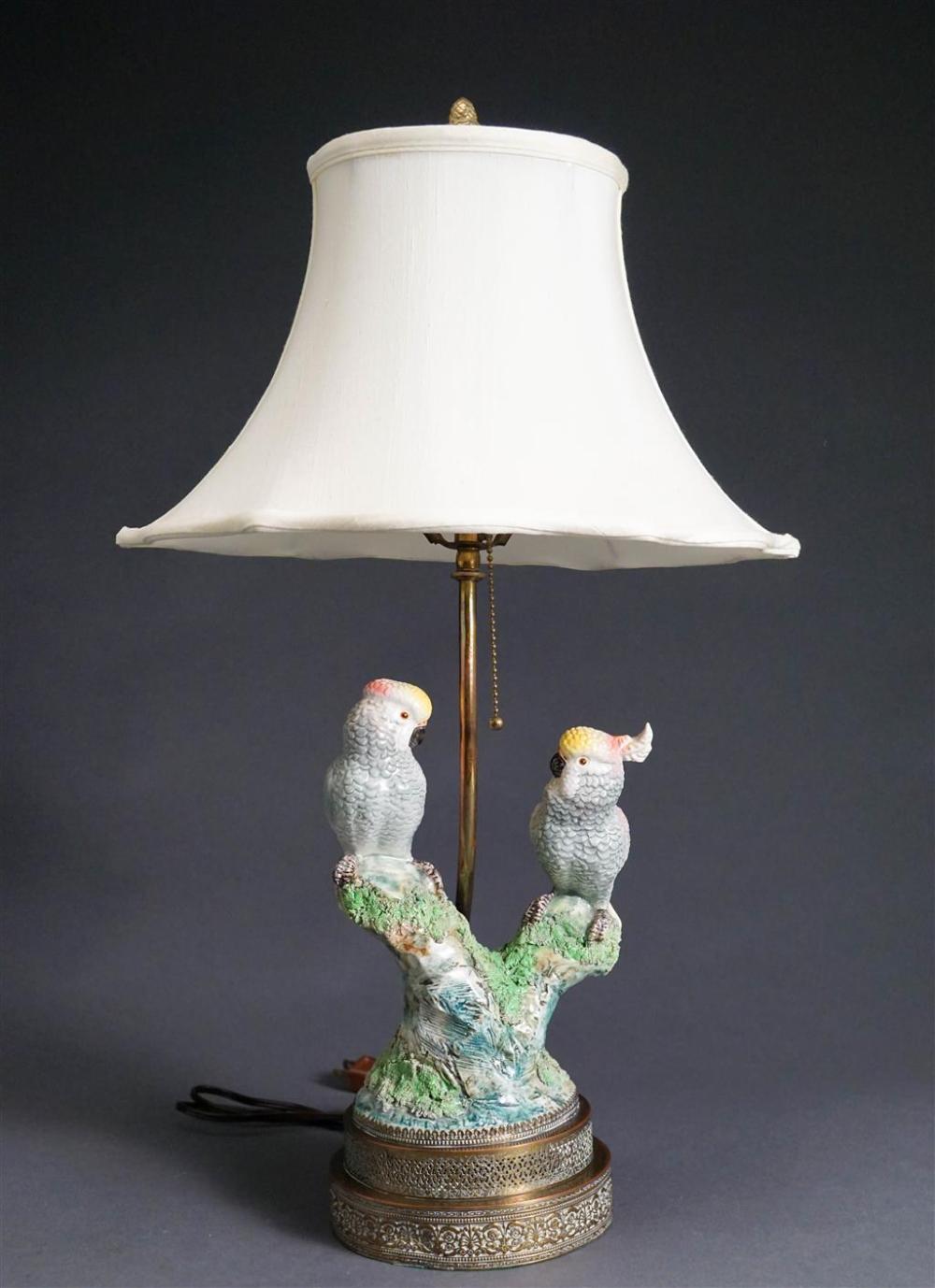 MODERN GLAZED CERAMIC PARROT