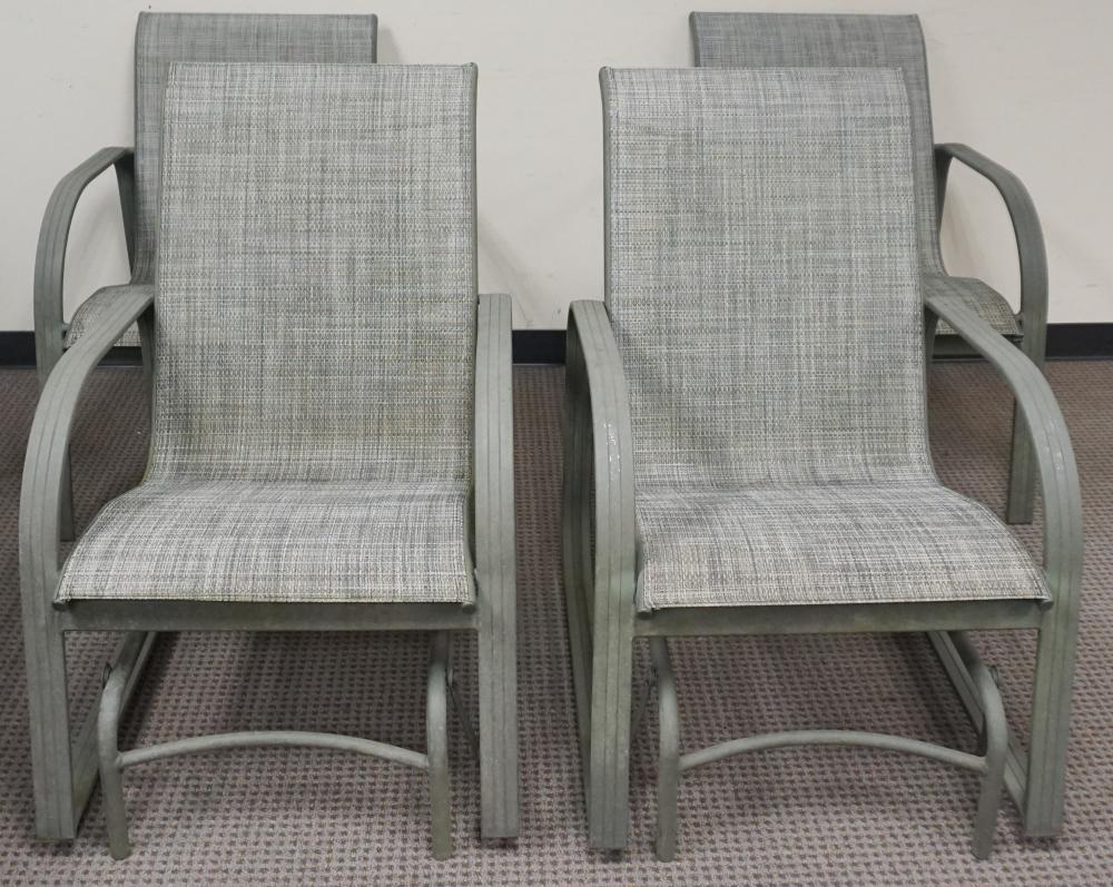 MODERN GRAY-GREEN ENAMELED ALUMINUM