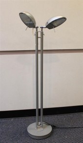 MODERN GRAY METAL DOUBLE ADJUS