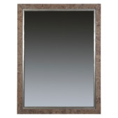 MODERN GRAY VENEER BURL WOOD O