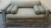 MODERN GREEN AND BRONZE STRIPE