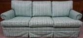 MODERN GREEN UPHOLSTERED SOFA