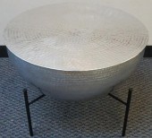 MODERN HAMMERED ALUMINUM BLACK