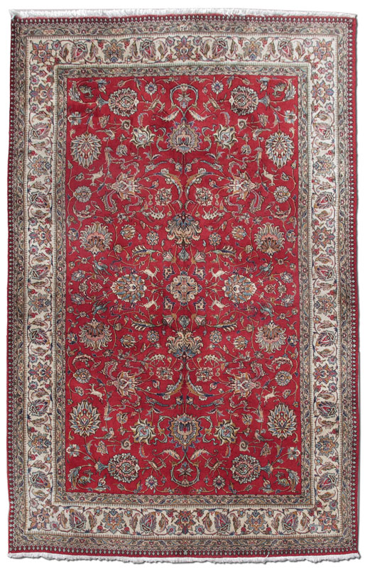 MODERN HAND KNOTTED WOOL INDO