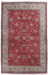 MODERN HAND KNOTTED WOOL INDO