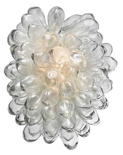 MODERN HANDBLOWN GLASS CLUSTER