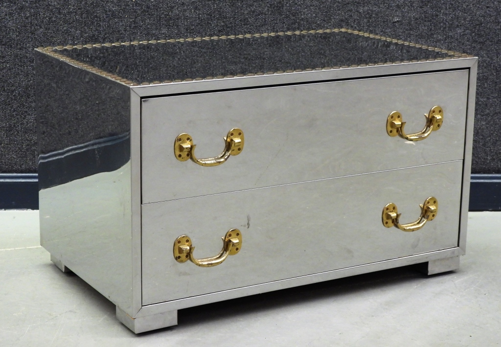 MODERN HOLLYWOOD REGENCY ALUMINUM