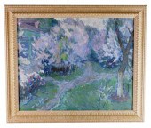 MODERN IMPRESSIONIST OIL ON CA