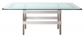 MODERN INDUSTRIAL GLASS DINING