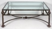 MODERN IRON COFFEE TABLE WITH
