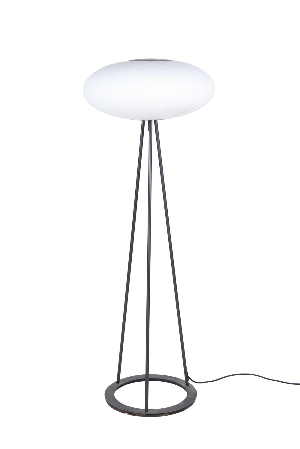 MODERN IRON TRIPOD BASE FLOOR