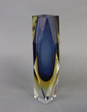 Modern Italian blue and yellow