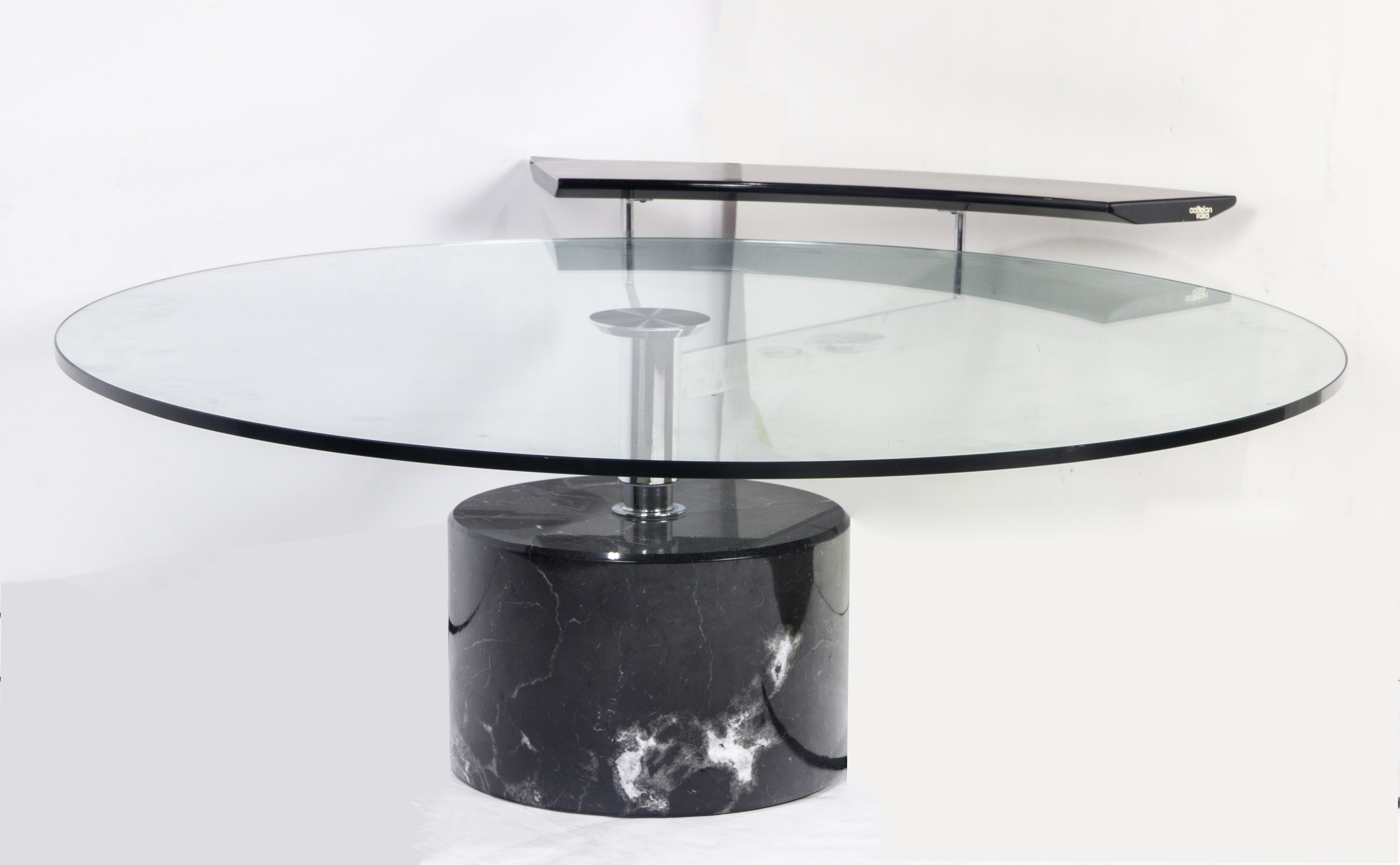 MODERN ITALIAN CATELAN GLASS TOP