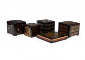 MODERN JAPANESE LACQUER THREE-
