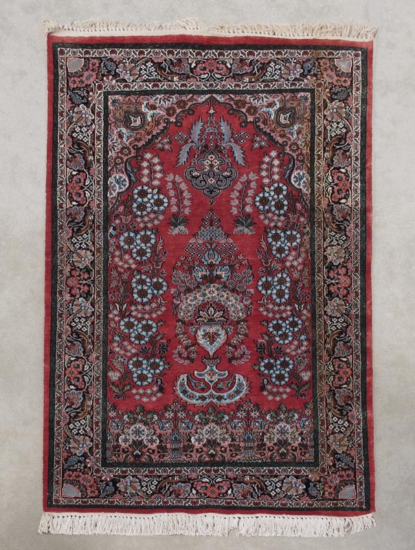 MODERN KASHMIRI HAND KNOTTED WOOL