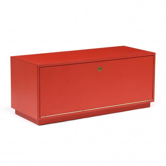 MODERN LAMINATE LOW STORAGE CABINET