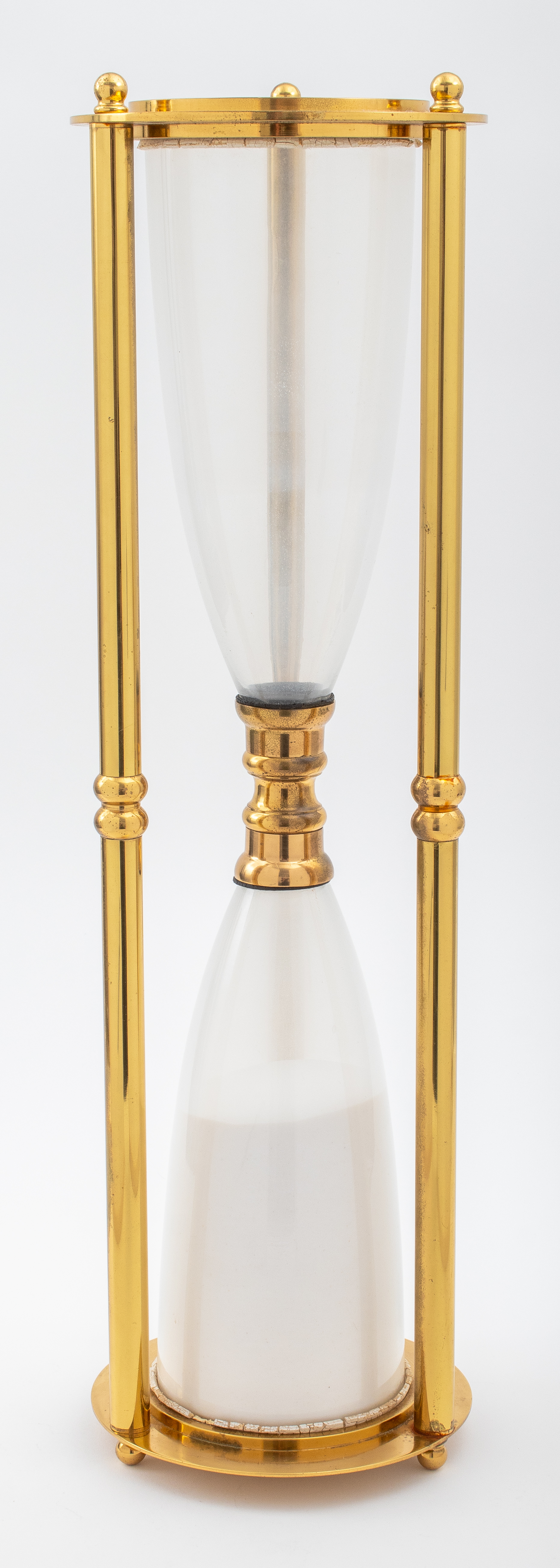 MODERN LARGE BRASS WHITE SAND