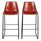 MODERN LEATHER UPHOLSTERED TAL
