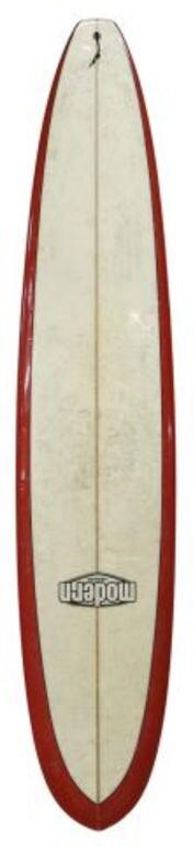 MODERN LONGBOARD SURFBOARD, 110"L X