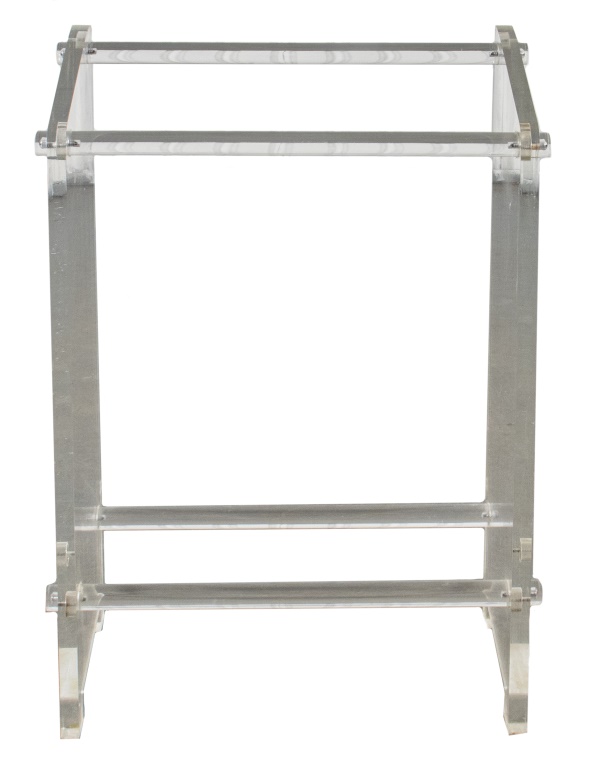MODERN LUCITE TOWEL RACK Modern