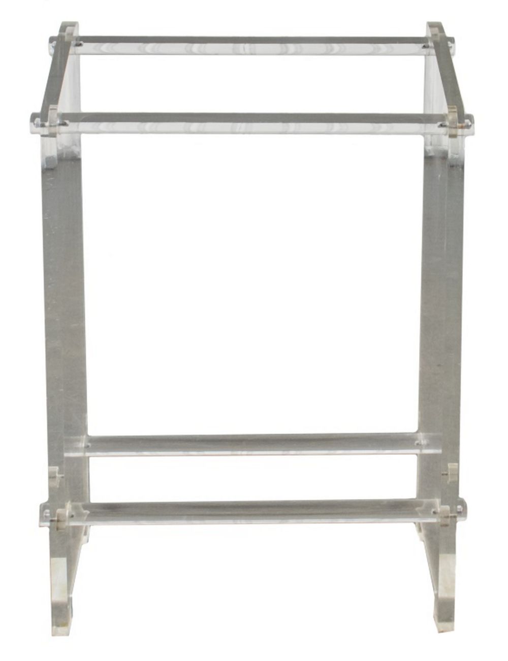 MODERN LUCITE TOWEL RACK Modern