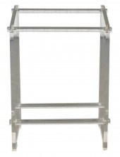 MODERN LUCITE TOWEL RACK Moder