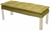 MODERN LUCITE TUFTED CUSHION E