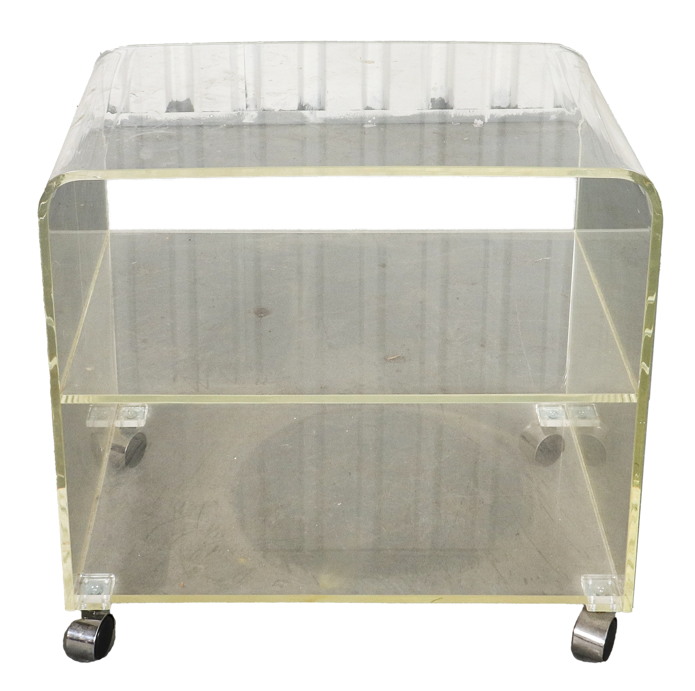 MODERN LUCITE WATERFALL SERVING
