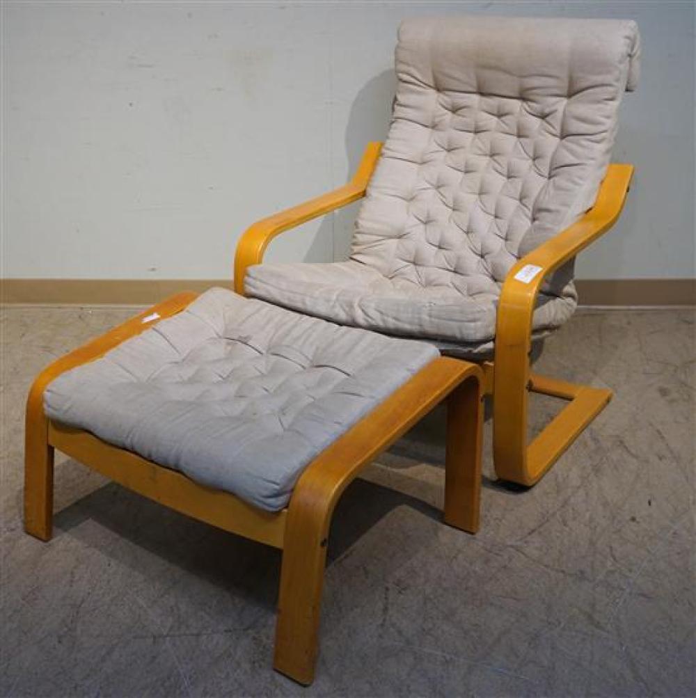 MODERN MAPLE SPRING ROCKER AND