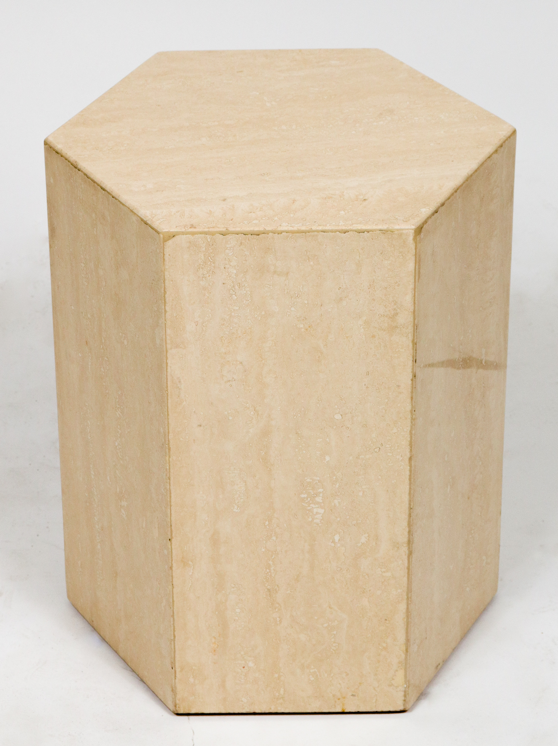 MODERN MARBLE HEXAGONAL SIDE
