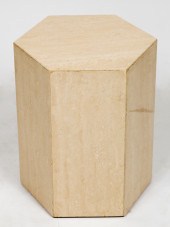 MODERN MARBLE HEXAGONAL SIDE T