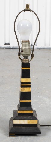 MODERN MARBLE OBELISK LAMP Mod