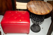MODERN METAL BASED LAMP TABLE