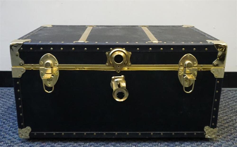 MODERN METAL BOUND FOOTLOCKER
