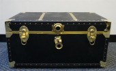 MODERN METAL BOUND FOOTLOCKER