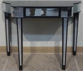 MODERN MIRRORED EBONIZED WOOD