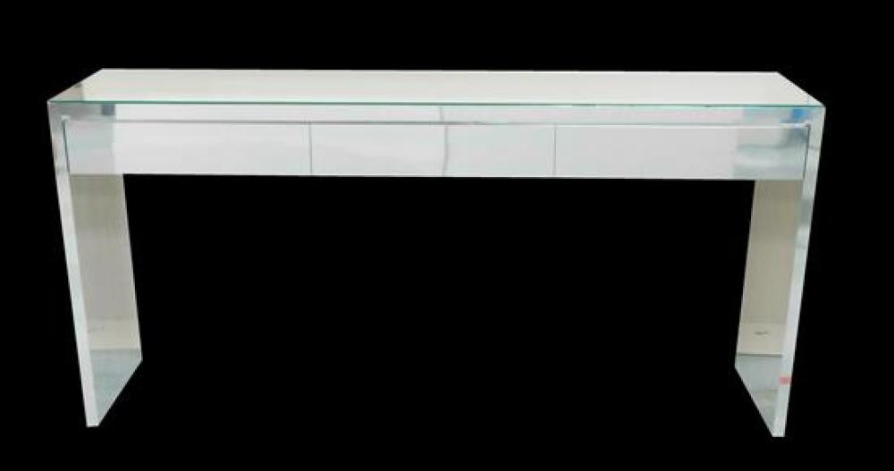 MODERN MIRRORED PANEL SIDEBOARD