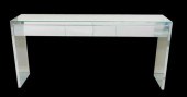 MODERN MIRRORED PANEL SIDEBOAR