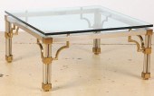 MODERN MIXED METAL SQUARE GLAS