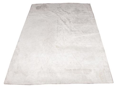 MODERN MONOCHROME WHITE WOOL