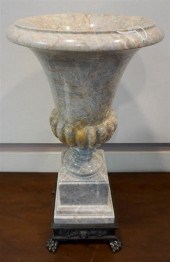 MODERN MOTTLED GRAY AND GOLD M