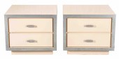 MODERN NIGHTSTAND COMMODES, PR