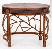 MODERN OVAL BAMBOO WRITING DES