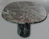MODERN OVAL MOTTLED GREEN MARB
