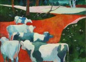 MODERN PAINTING SIGNED GEARY,